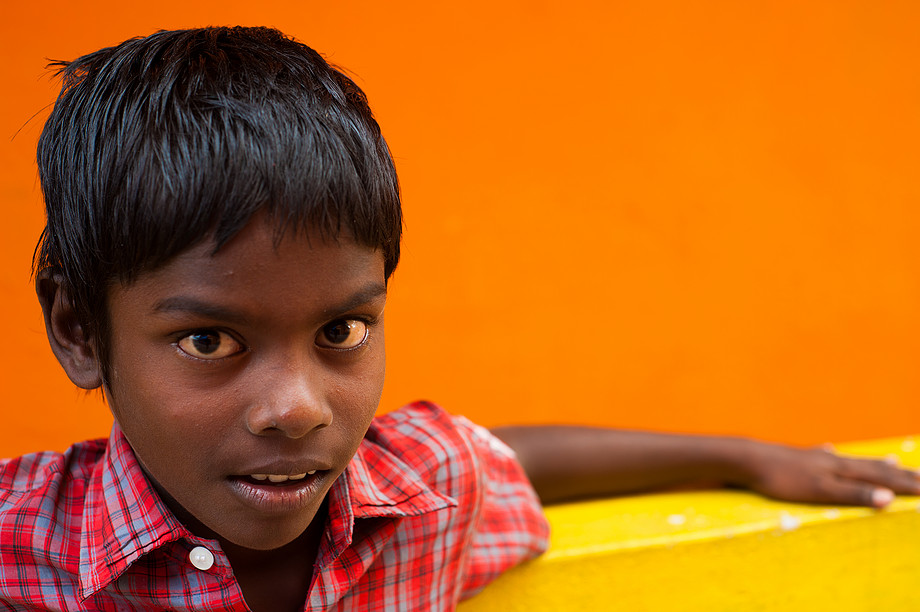 Młody Tamil (Indie. Dzień jak co dzień.)